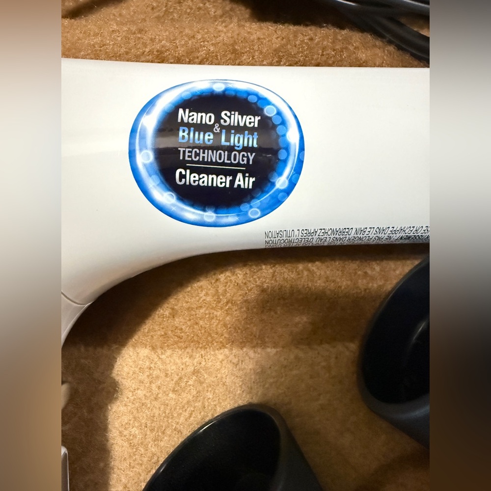 Chi pro Nano ionic technology Silver Blue Light Cleaner air Hair Dryer like new - Picture 13 of 14
